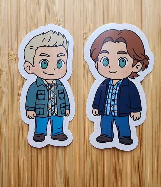 Chibi Winchester Brothers Sticker