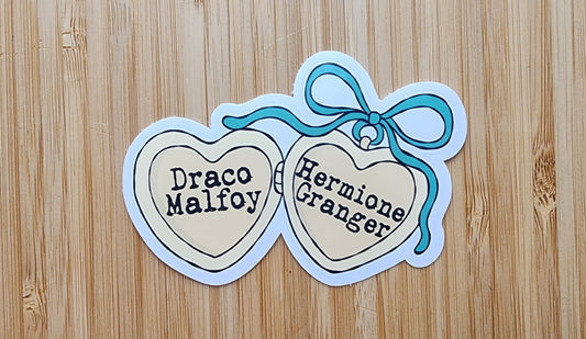 Dramione Locket Sticker