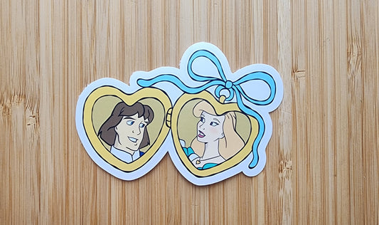 Derek and Odette Locket Sticker