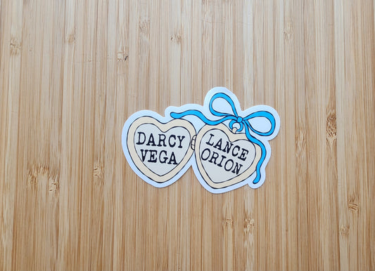 Darcy and Lance Locket Sticker