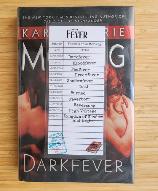 Fever Library Card Inspired Bookmark