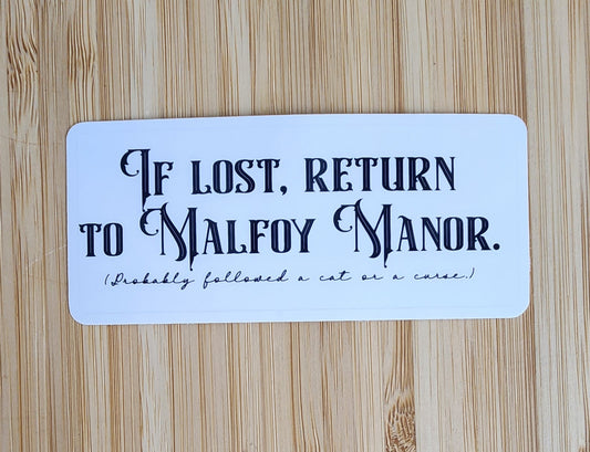 Malfoy Manor Sticker