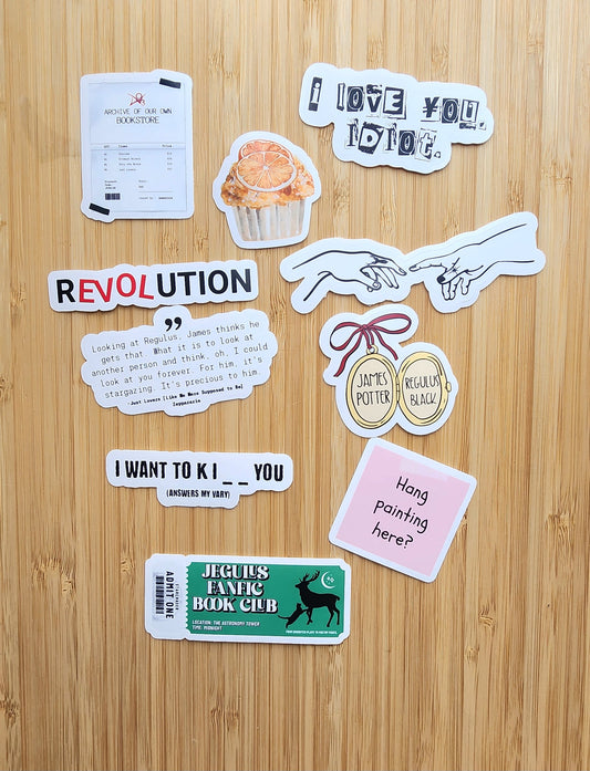 Mini Jegulus Kindle Sticker Pack