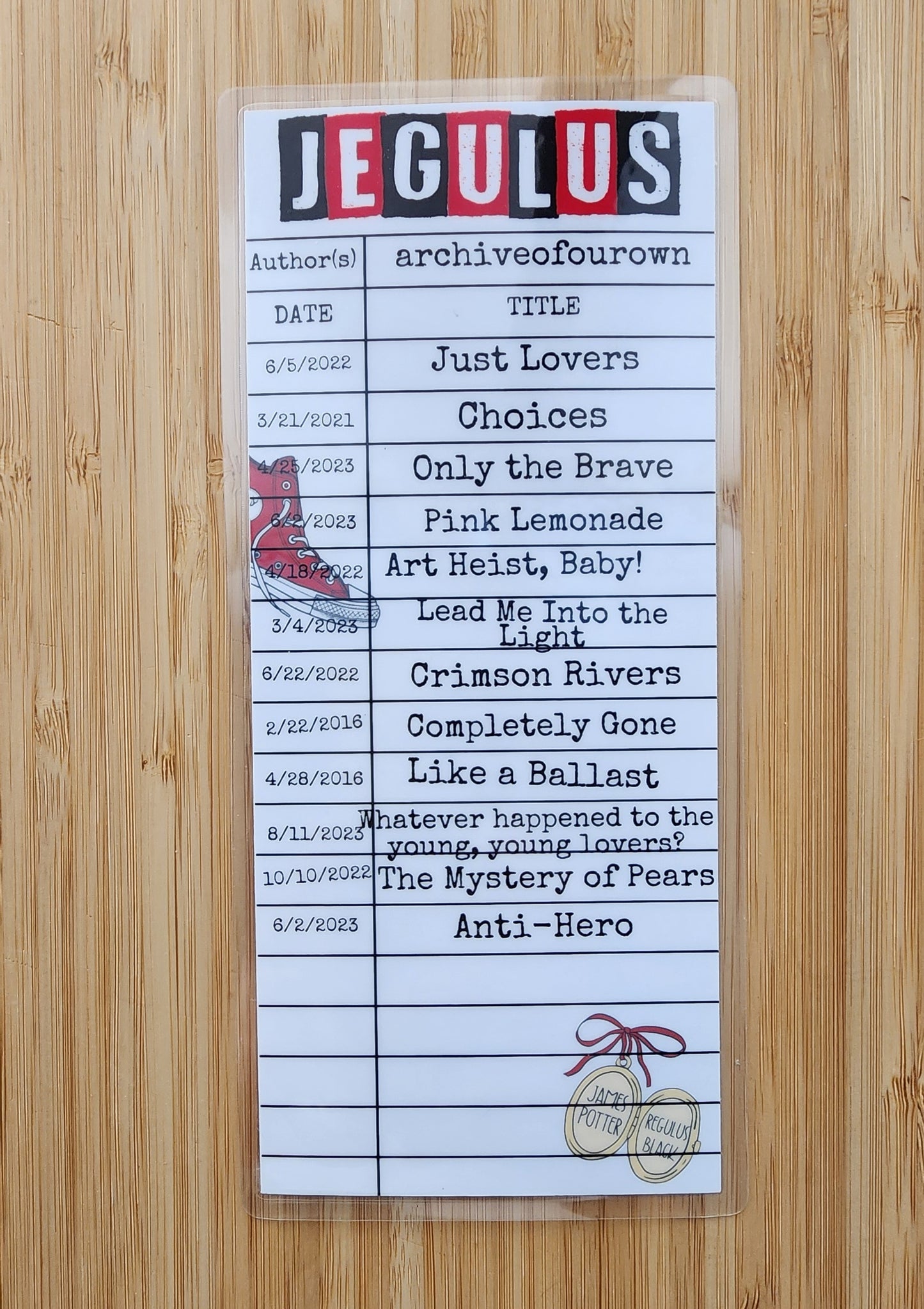 Jegulus Library Card