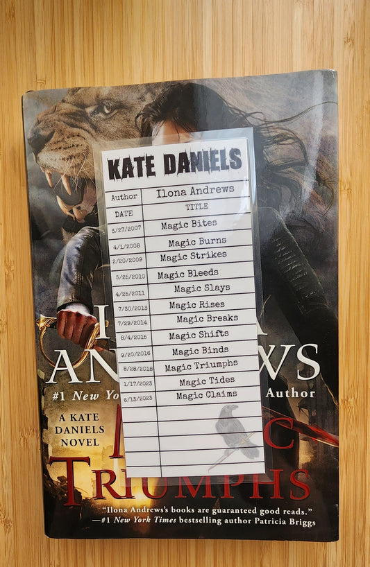 KD Library Card Inspired Bookmark