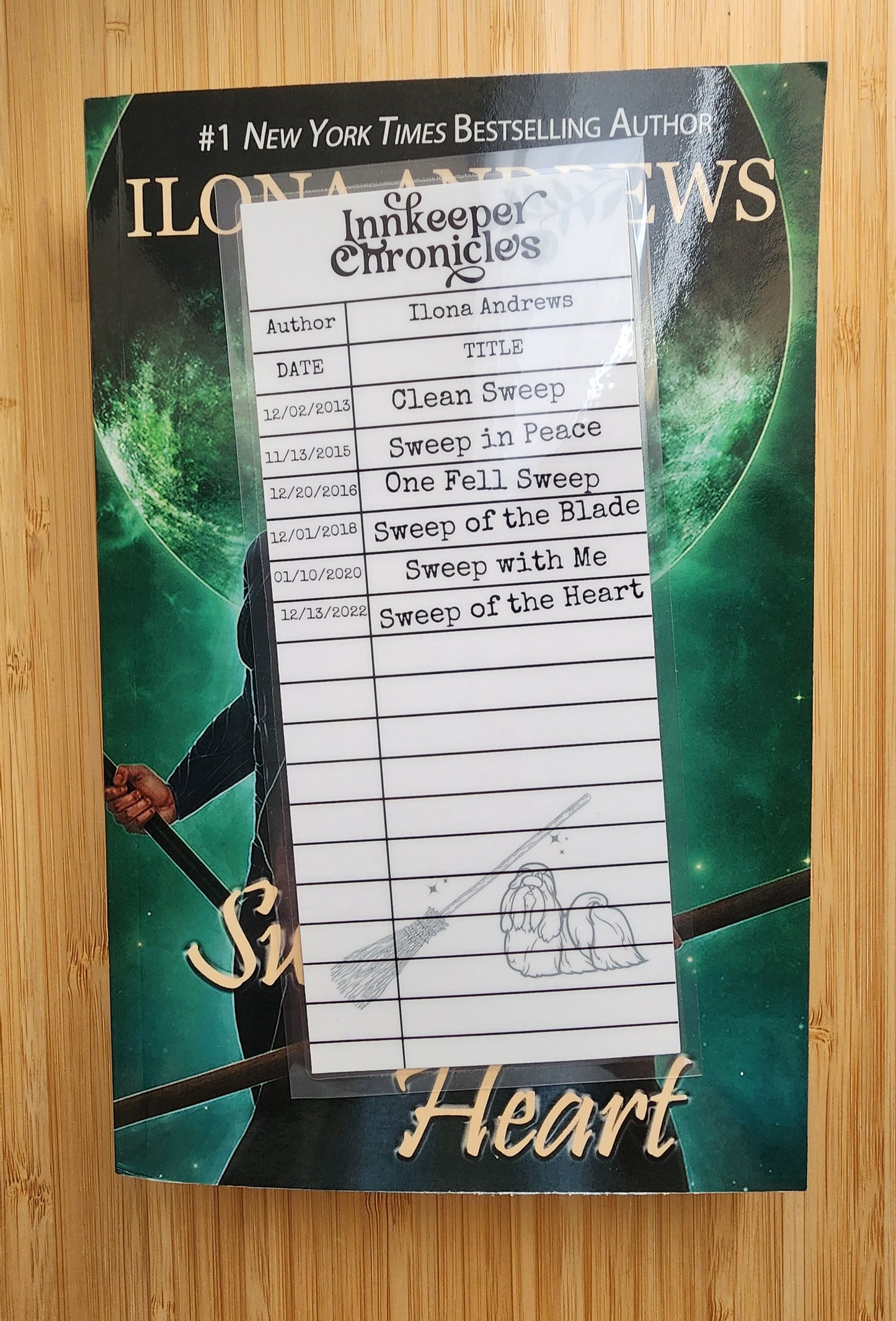 Innkeeper Chronicles Library Card Inspired Bookmark
