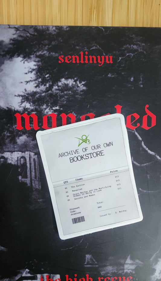 Dramione Receipt Sticker