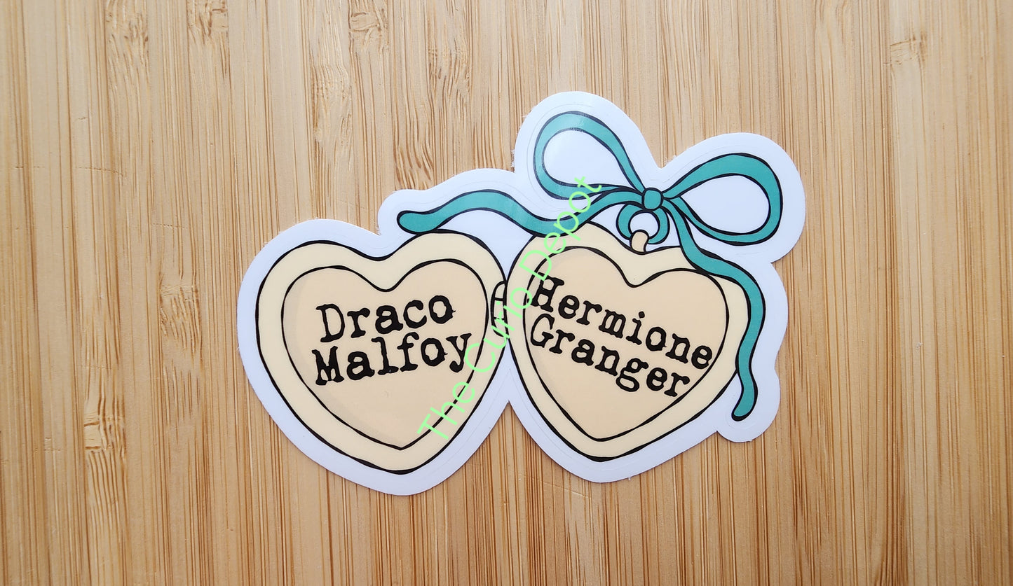 Dramione Locket Sticker
