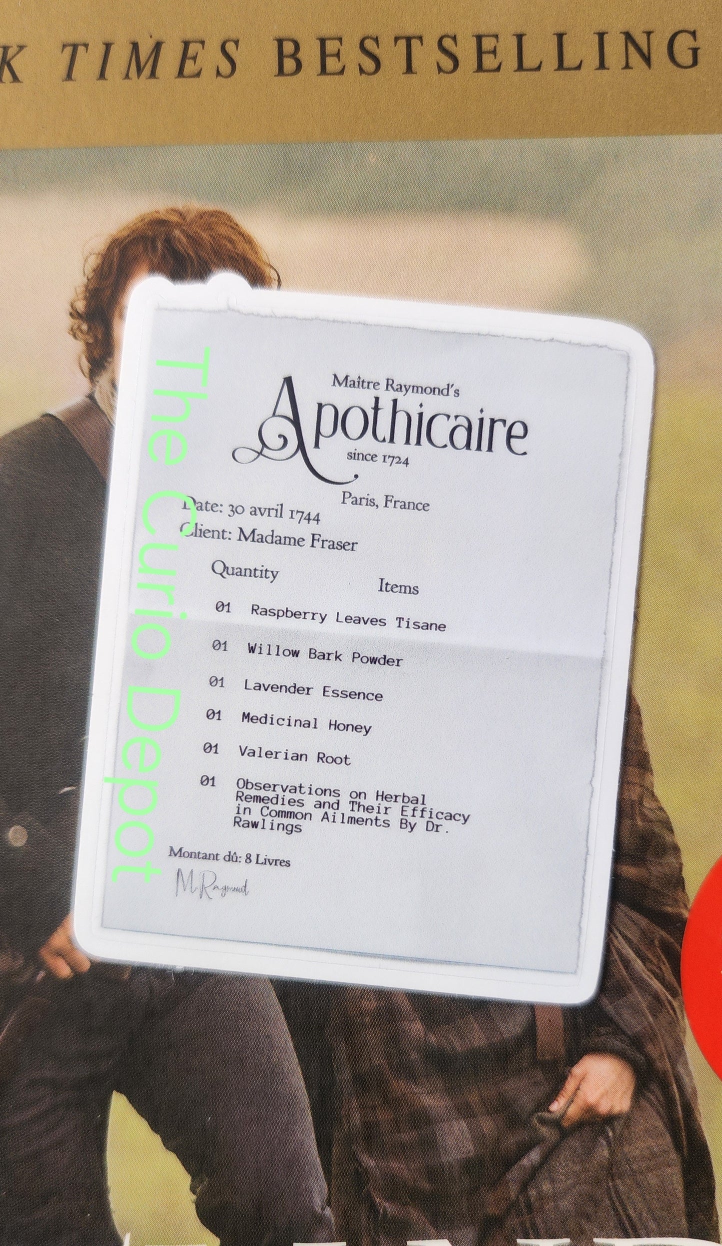 Apothecary Receipt Sticker