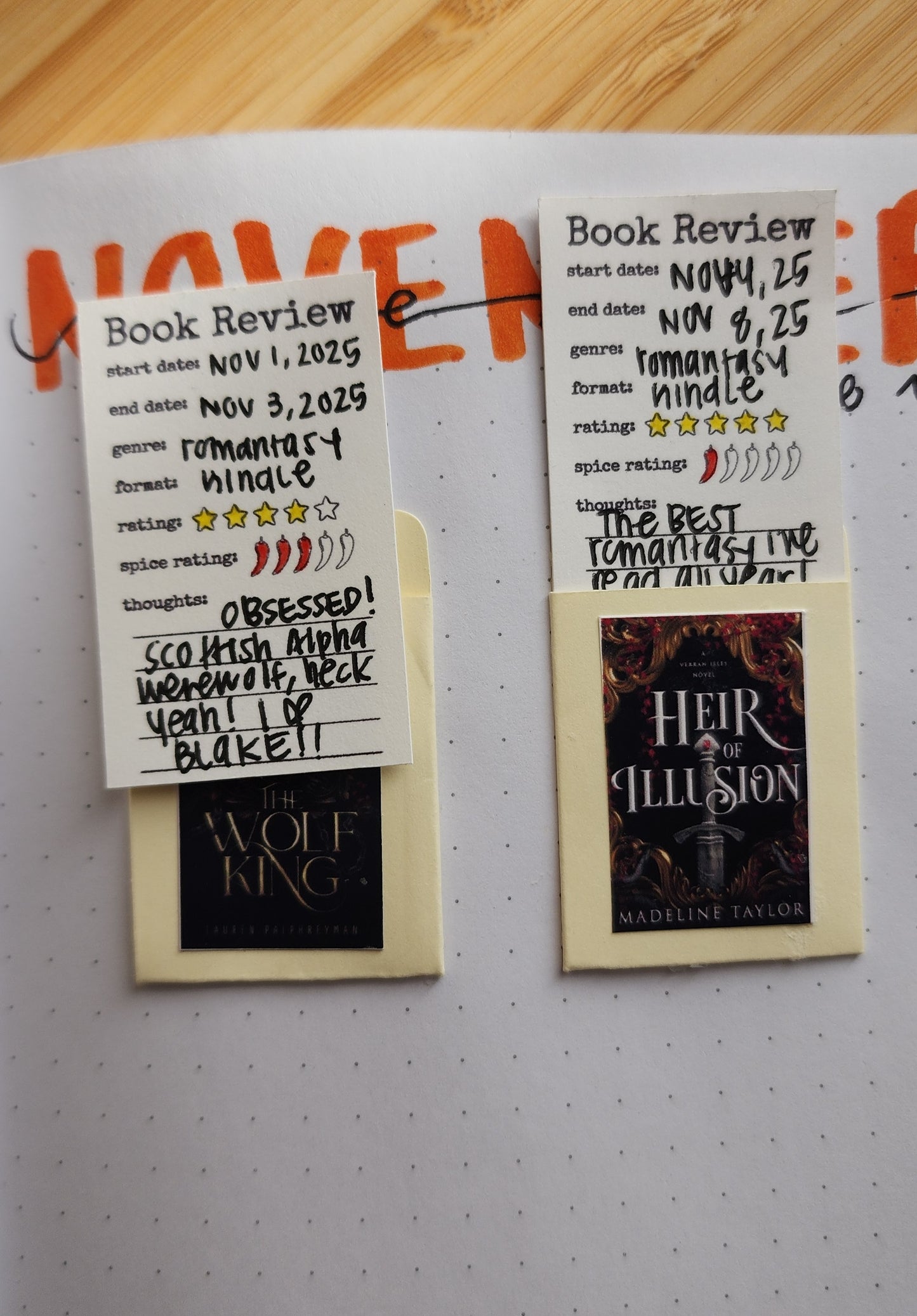 Mini Blank Review Library Card | For Planner Bullet Journal Junk Journal scrapbooking Use