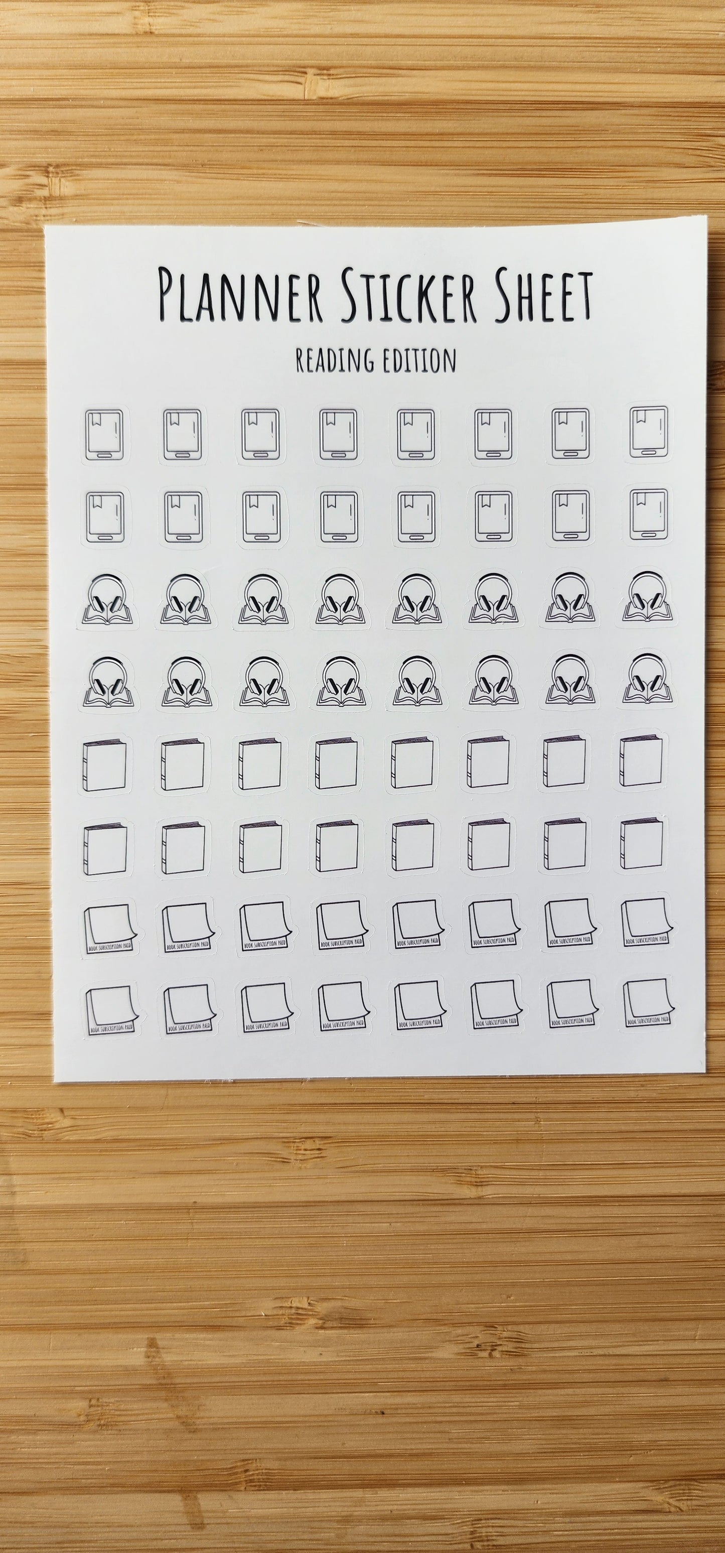 Micro Planner Sticker Sheet  | For Planner Bullet Junk Journal