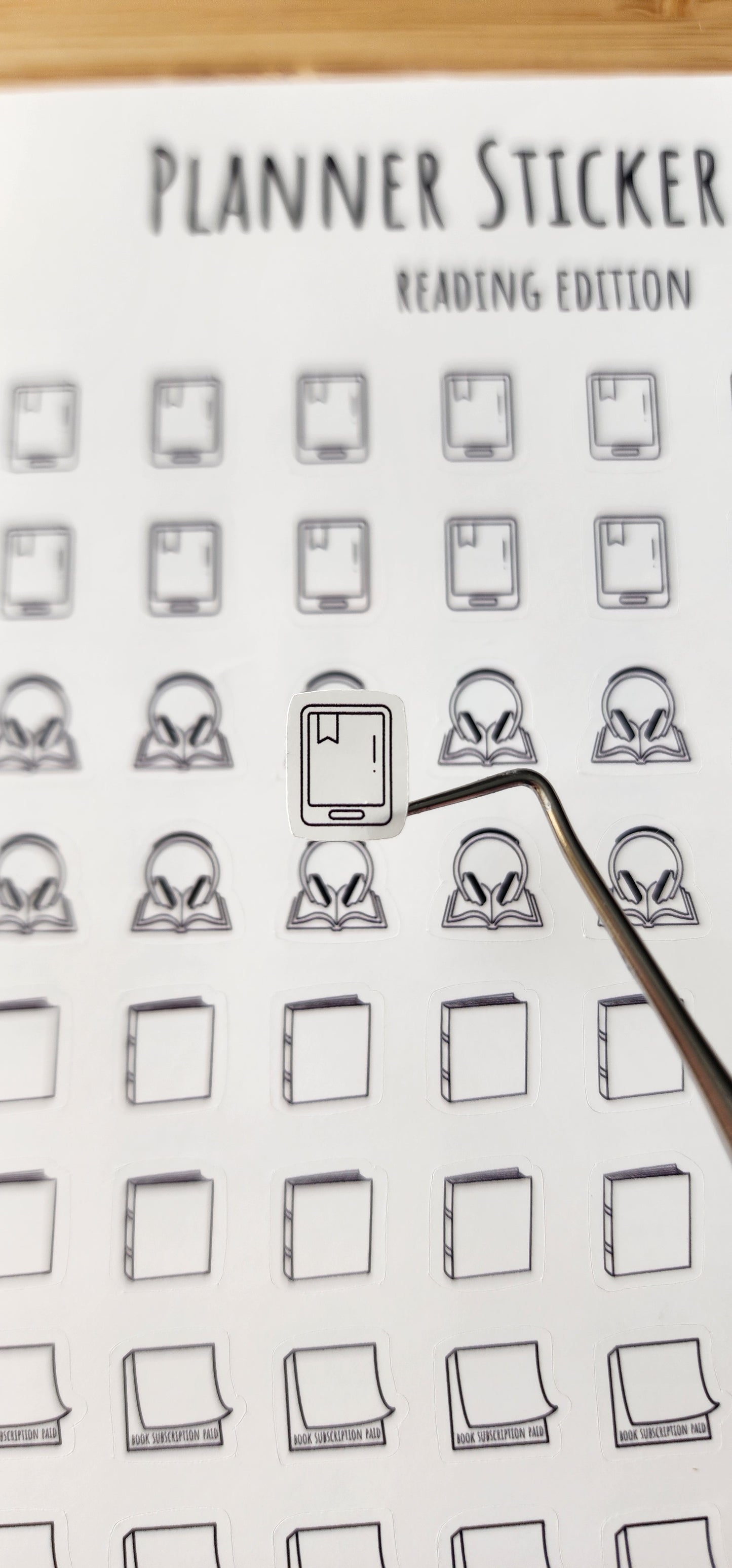 Micro Planner Sticker Sheet  | For Planner Bullet Junk Journal