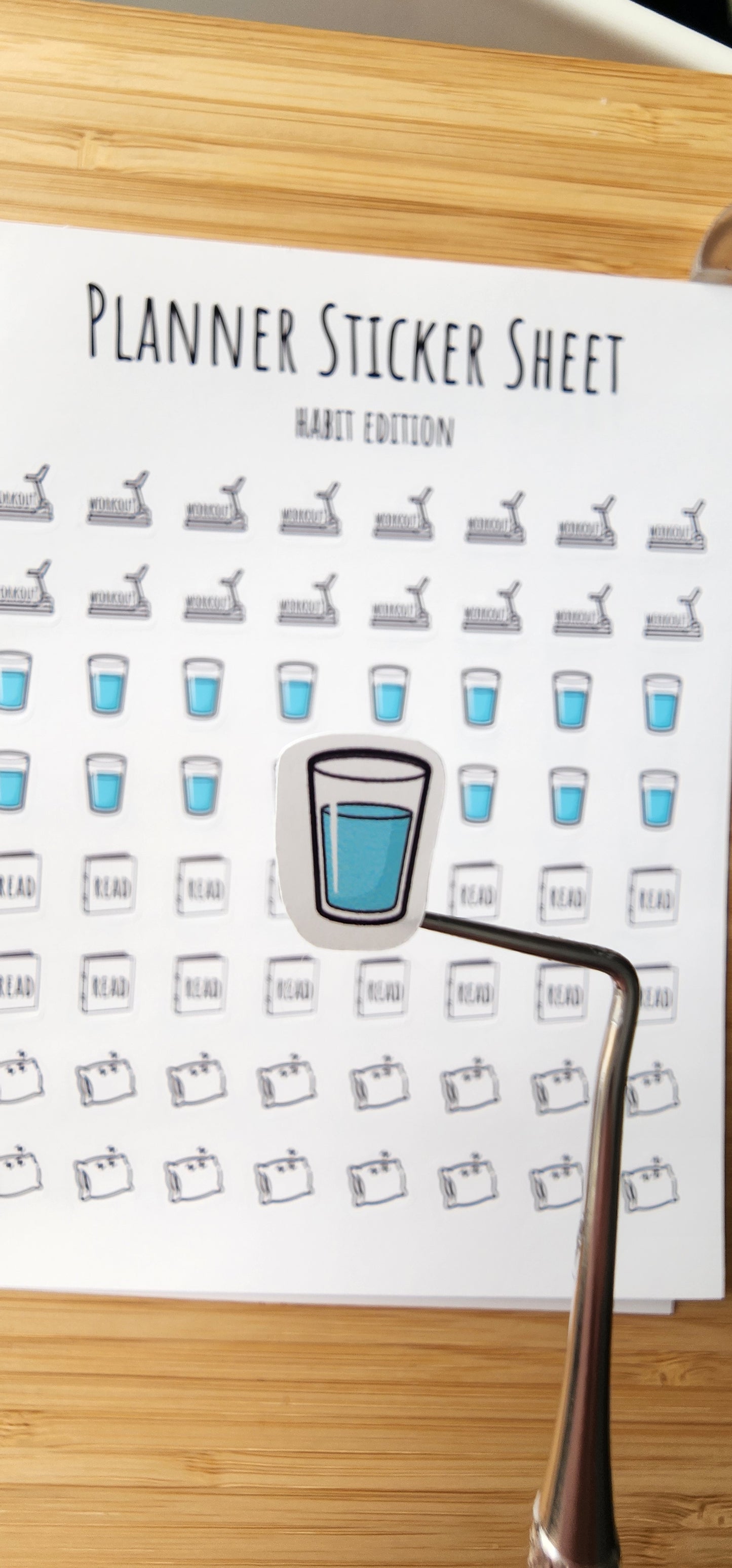 Micro Planner Sticker Sheet  | For Planner Bullet Junk Journal