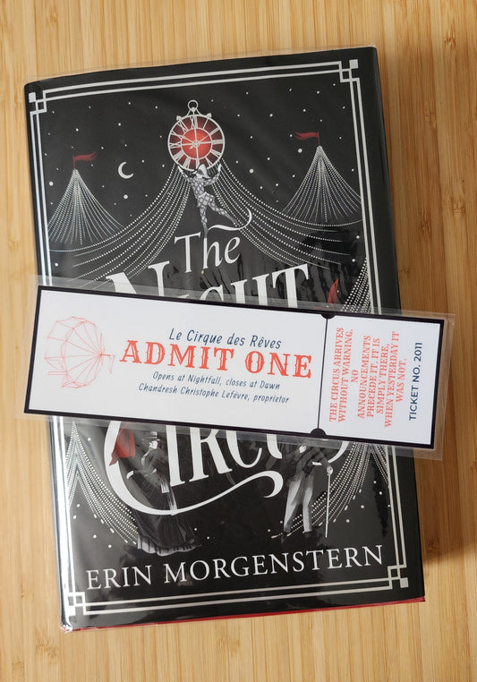 Night Circus Ticket Bookmark