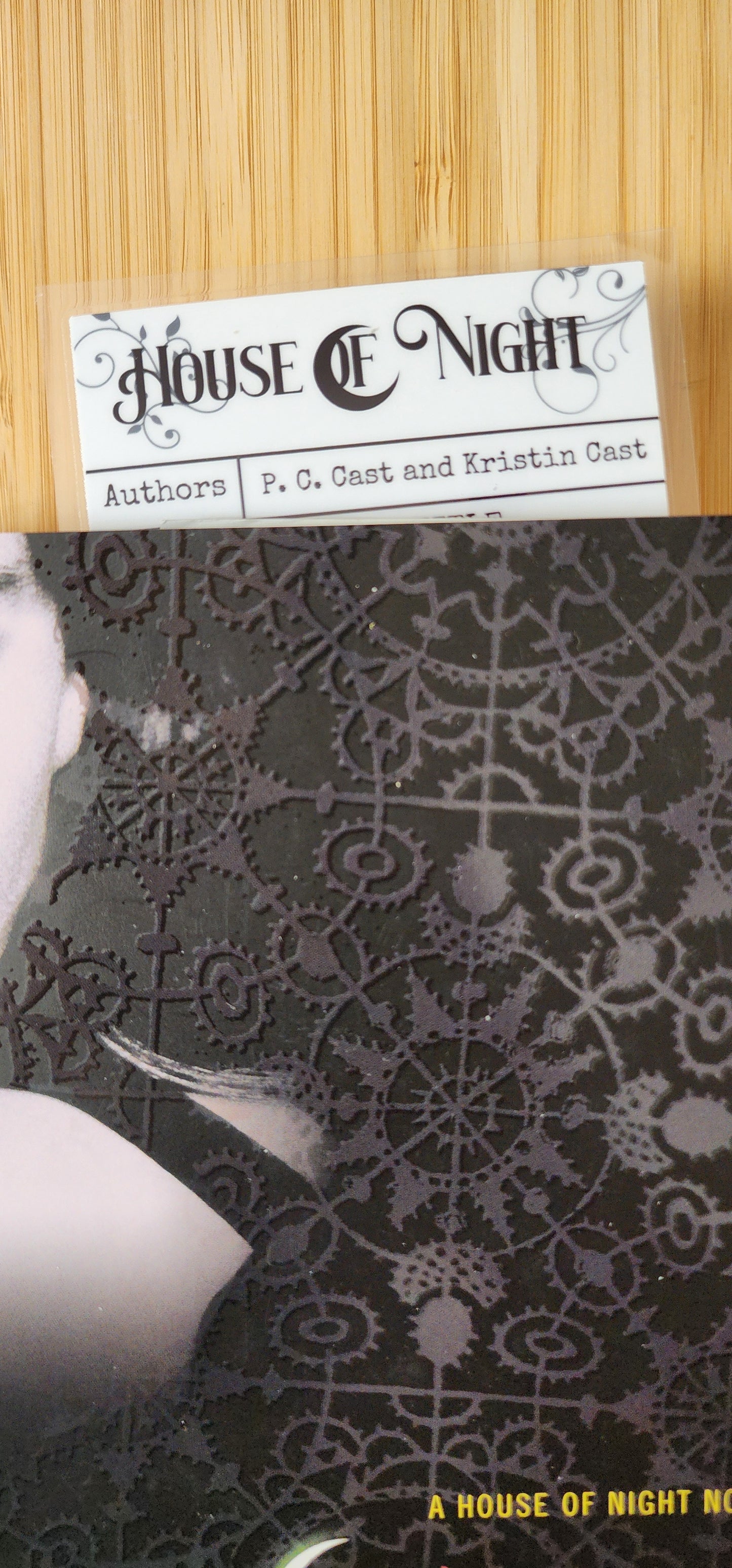 HON House of Night Library Card Inspired Bookmark