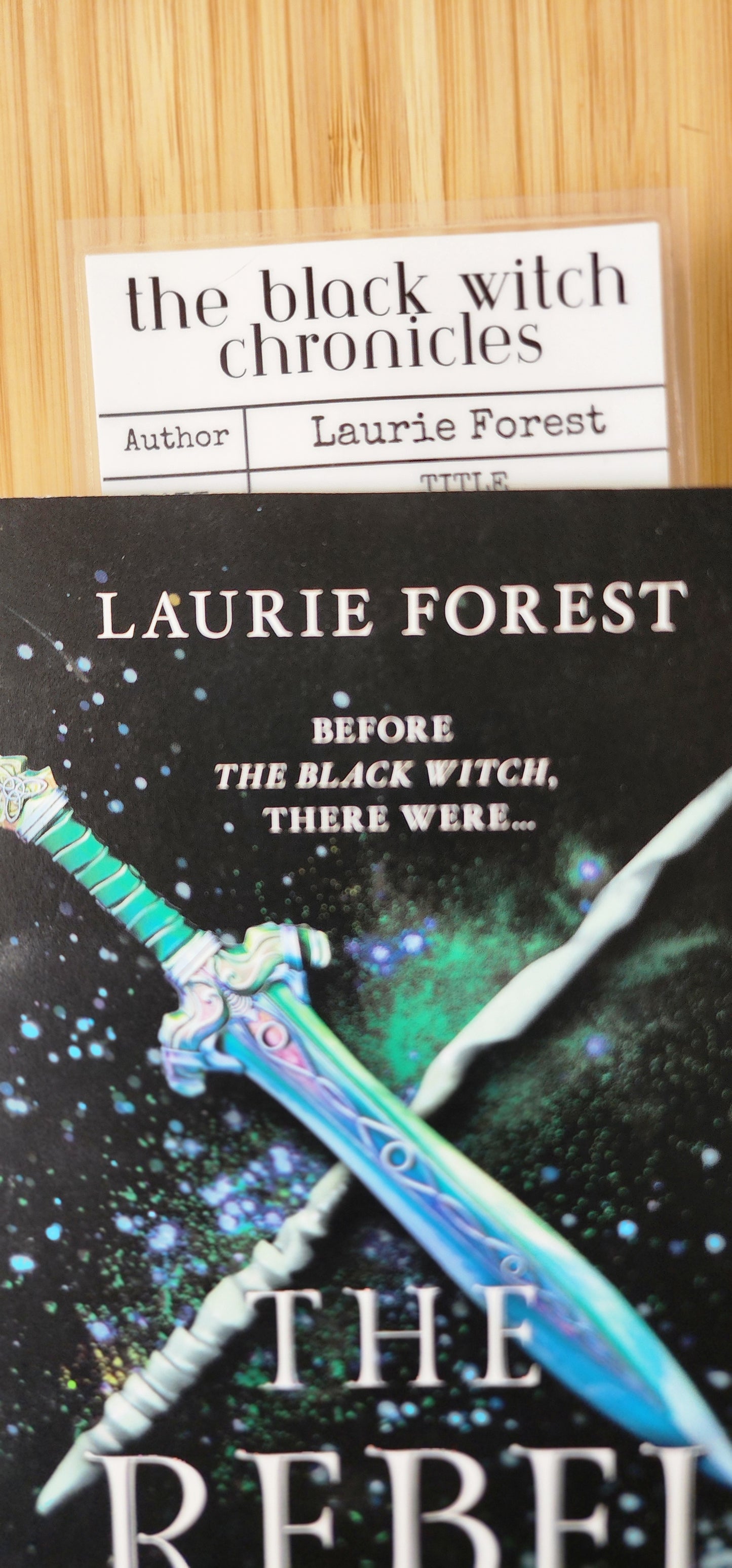 Witch Chronicles Library Card Inspired Bookmark