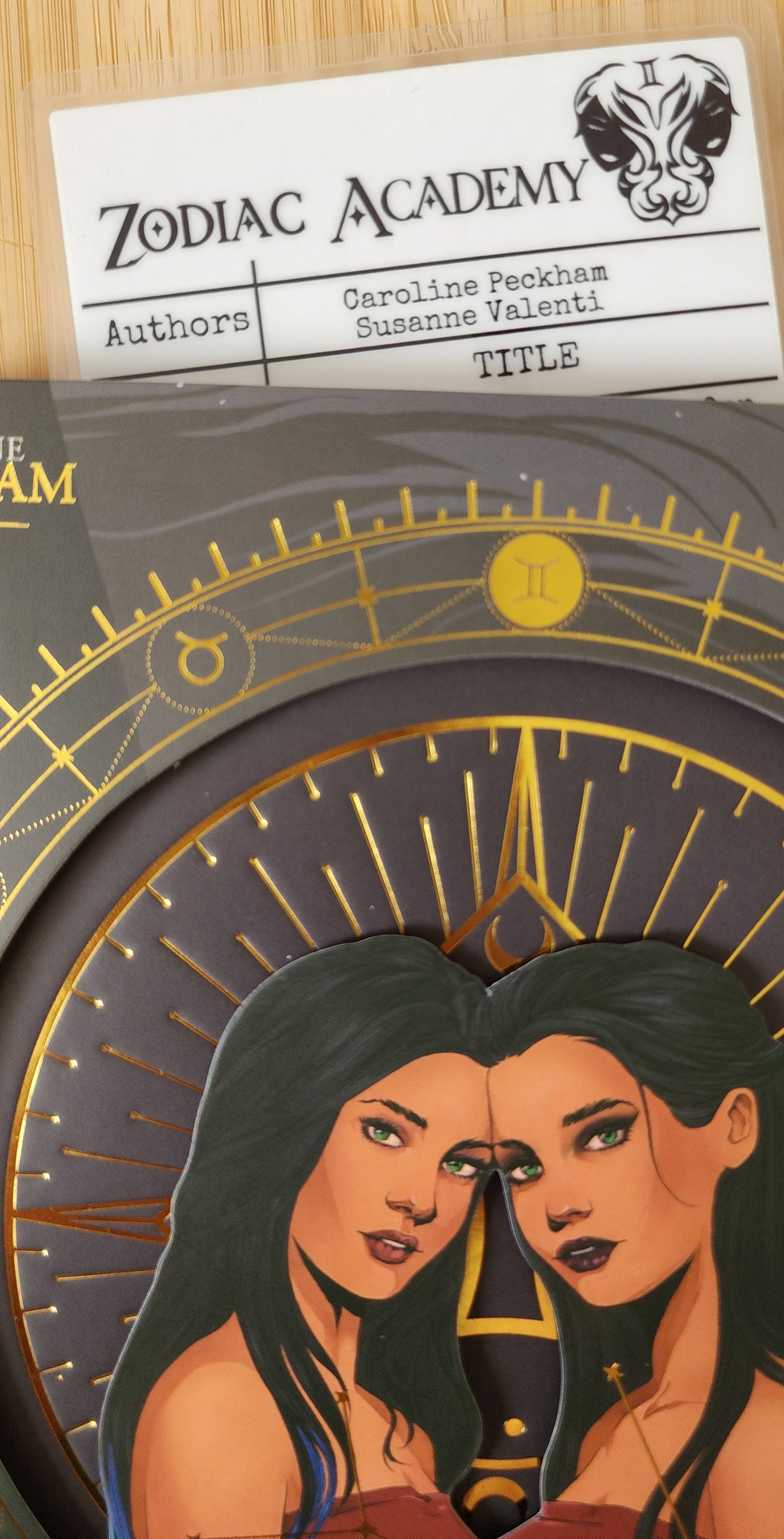 Zodiac Academy Library Card Inspired Bookmark