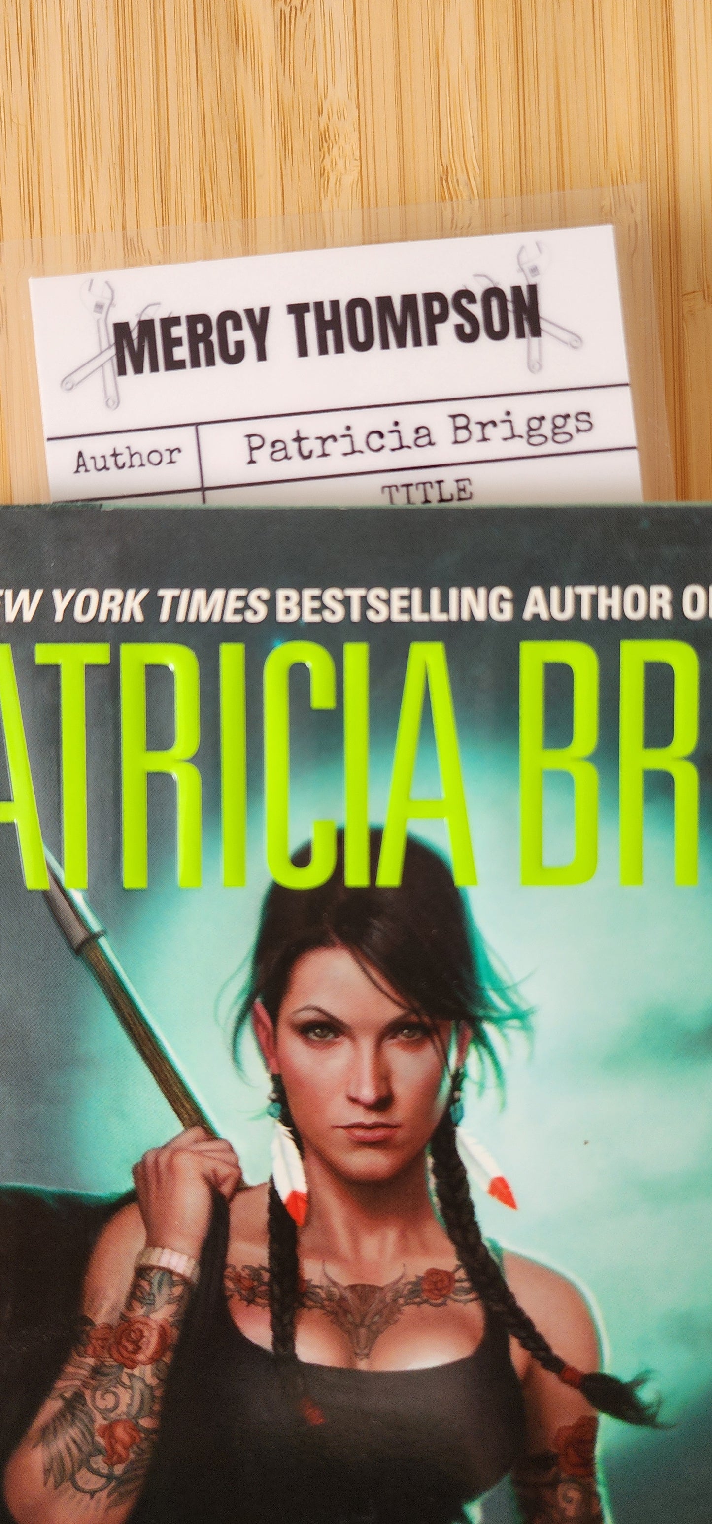 Mercy Library Card Inspired Bookmark