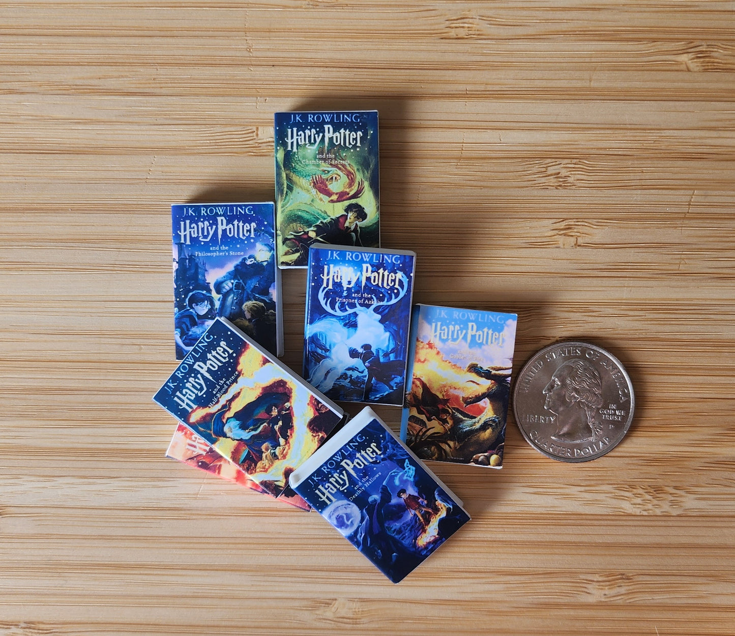 3D Printed PLA Miniature Wizard Book Set