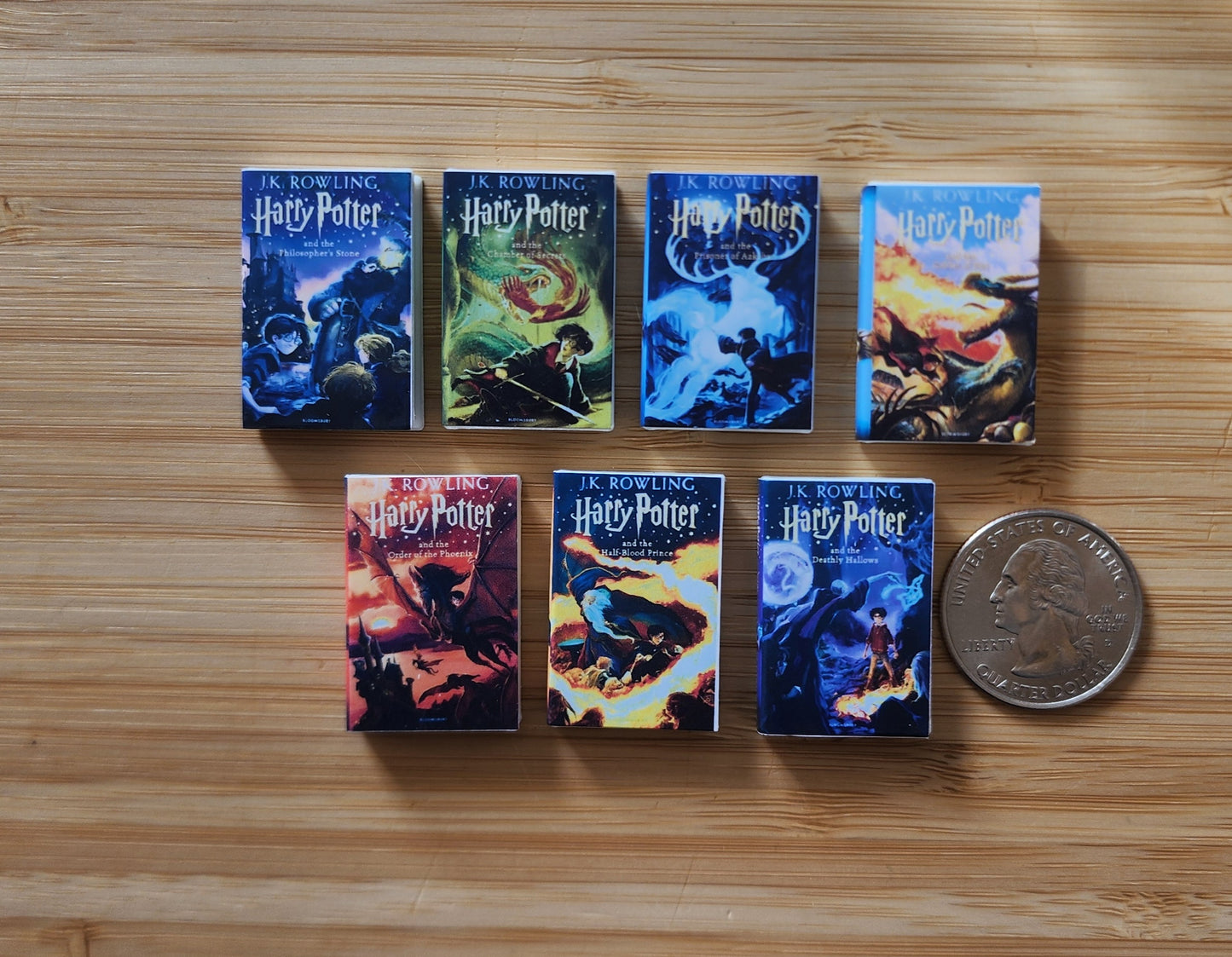 3D Printed PLA Miniature Wizard Book Set