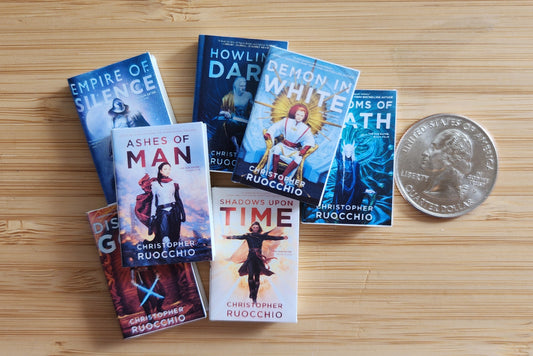 3D Printed PLA Miniature Space Opera Book Set