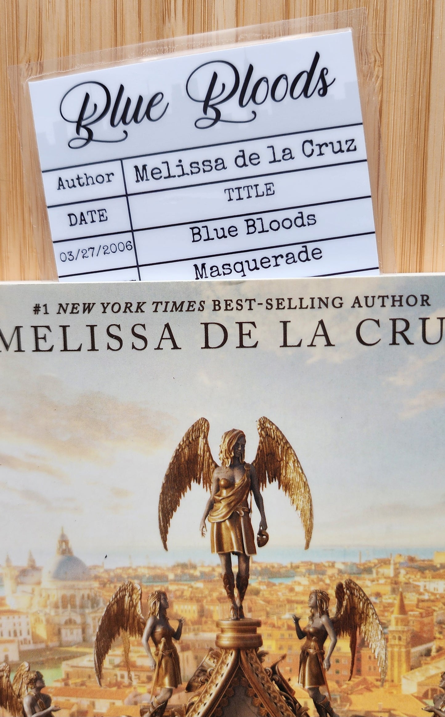 Blue Bloods Library Card Inspired Bookmark