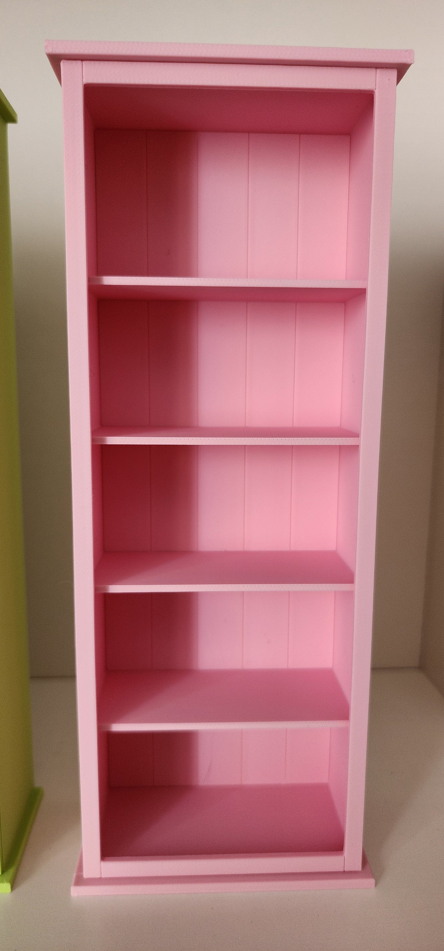 3D Printed Miniature 5-Tier Bookshelf