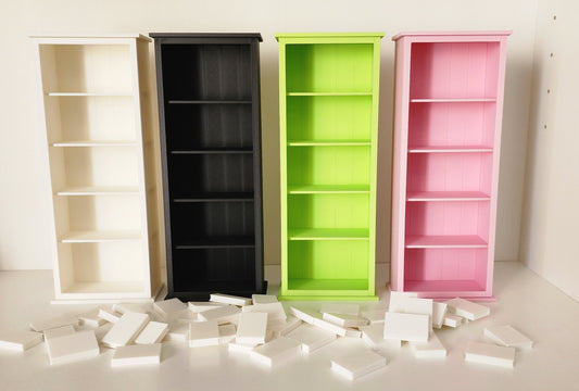 3D Printed Library Starter Kit Mini Bookshelf & Blank Mini Books