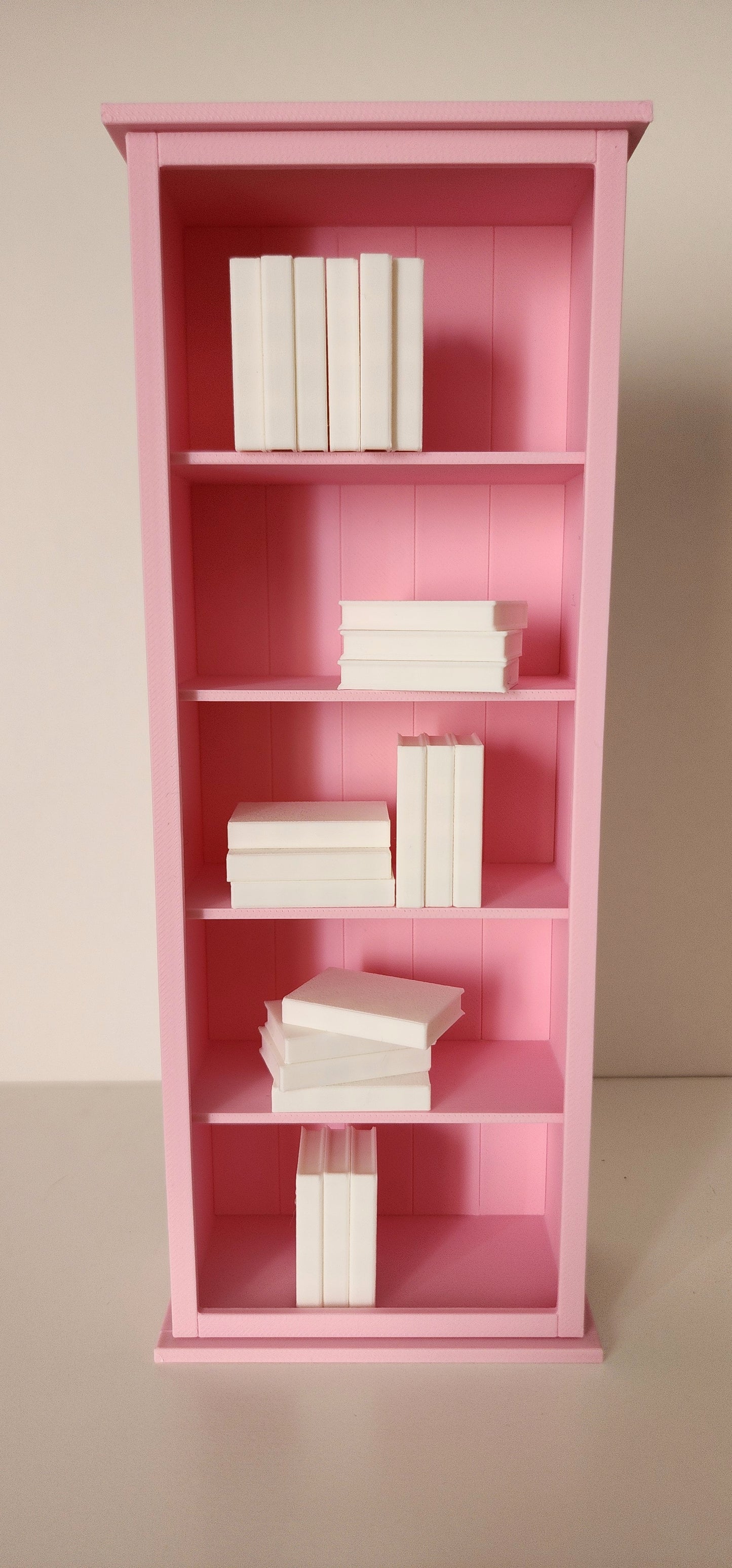 3D Printed Library Starter Kit Mini Bookshelf & Blank Mini Books