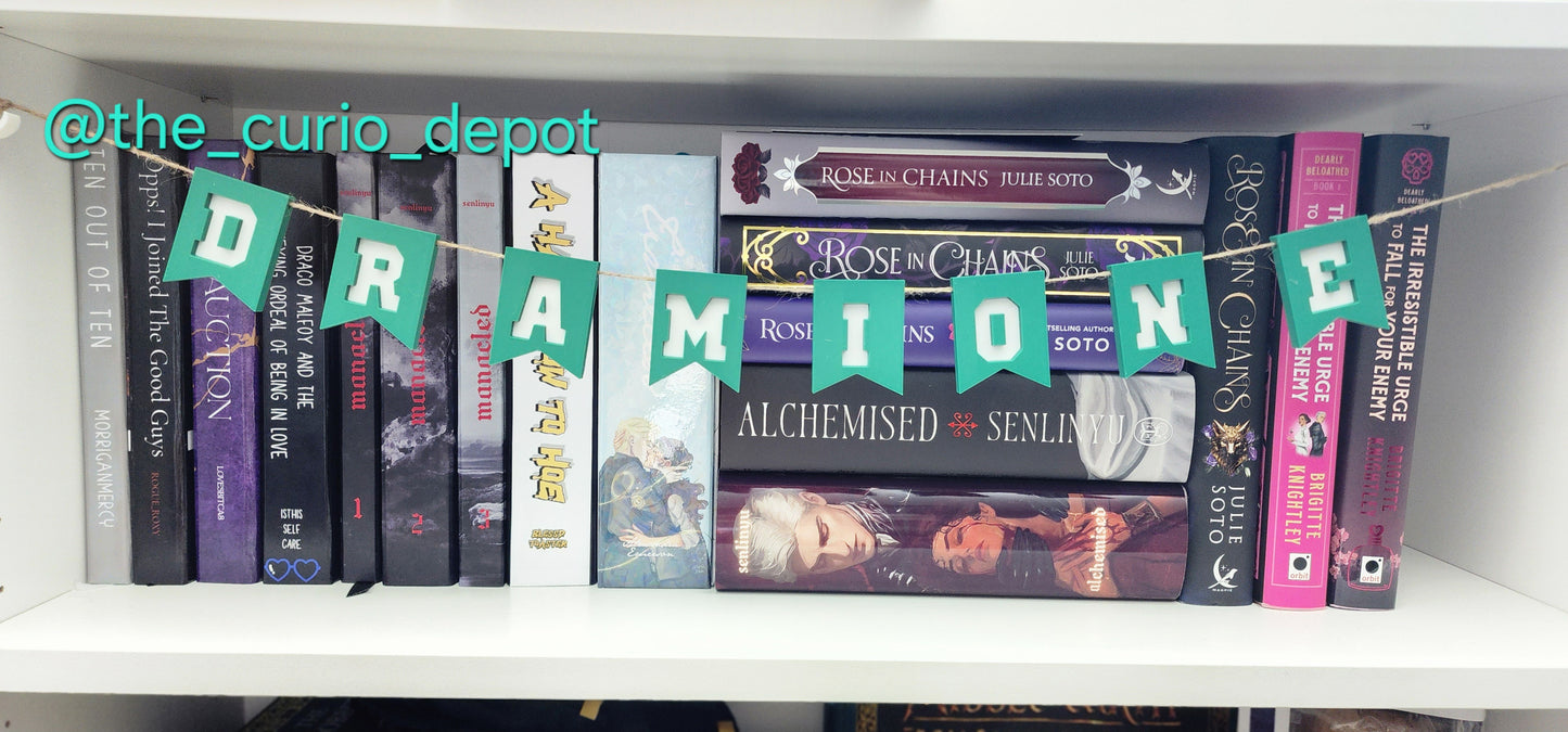 3D Printed PLA Dramione Banner