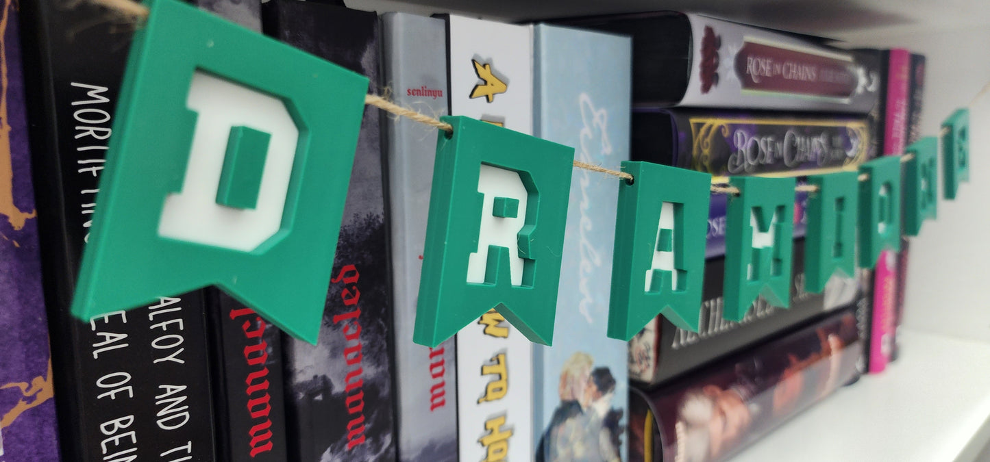 3D Printed PLA Dramione Banner