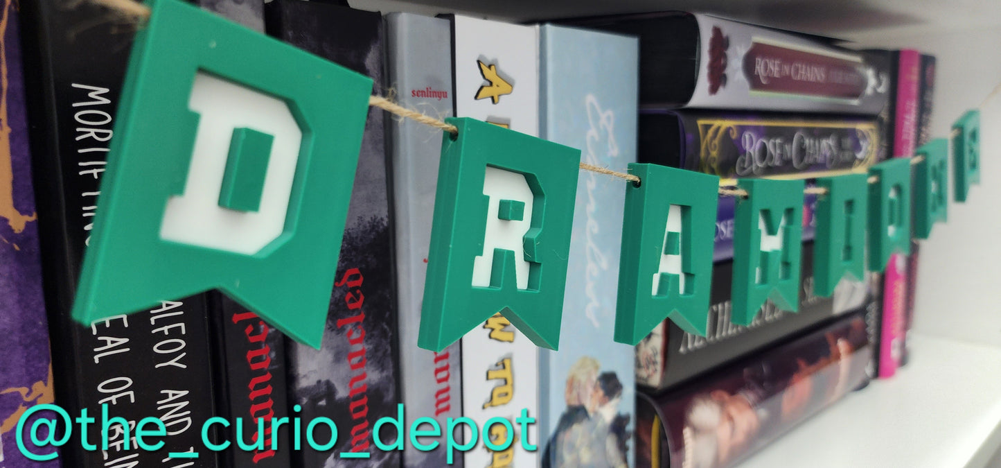 3D Printed PLA Dramione Banner