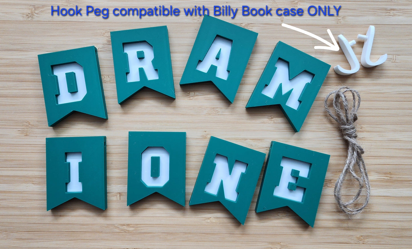 3D Printed PLA Dramione Banner