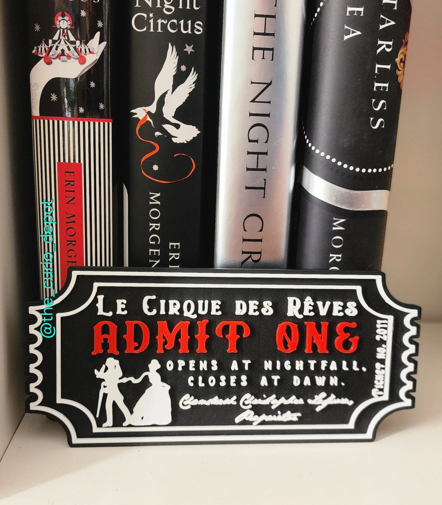 3D Printed PLA Le Cirque Ticket