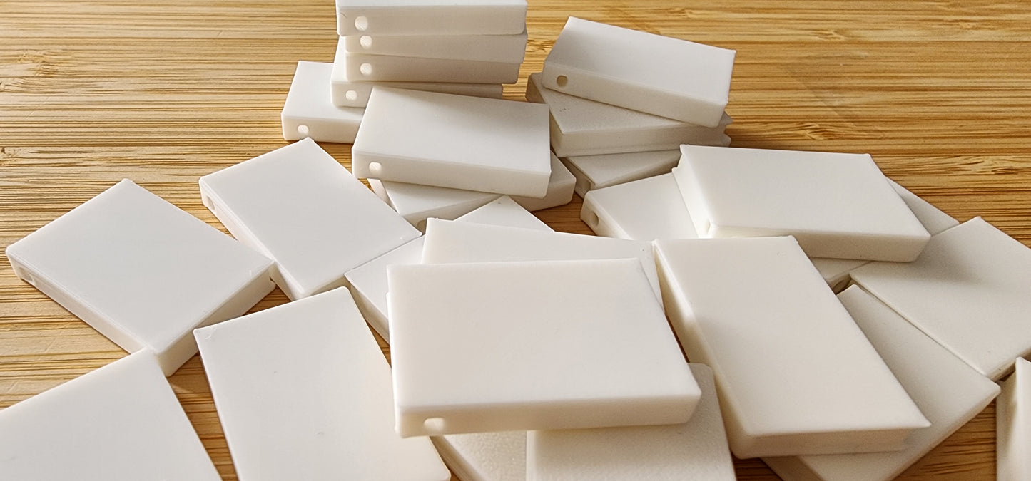 Mini Blank Books with SIDE HOLES for DIY Crafts | 3D Printed PLA