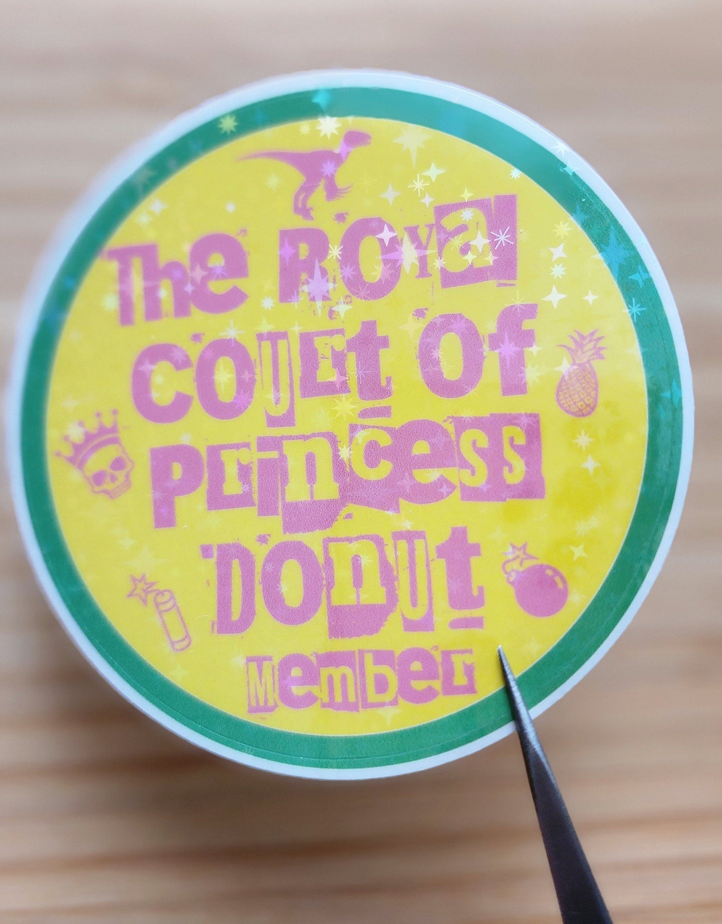 The Royal Court Member Sticker