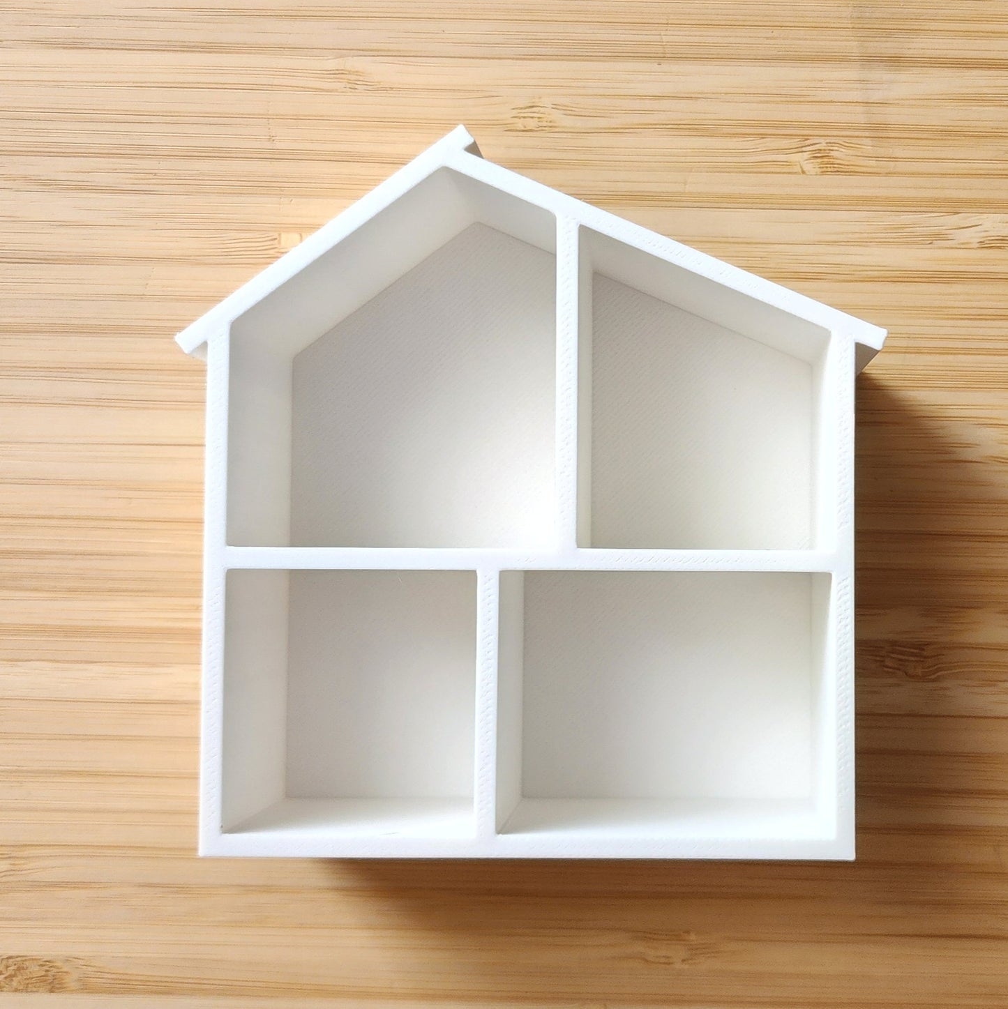 4" 3D Printed Miniature Dollhouse Shelf