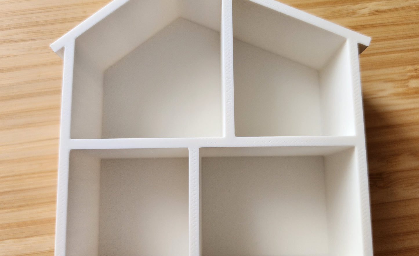 4" 3D Printed Miniature Dollhouse Shelf