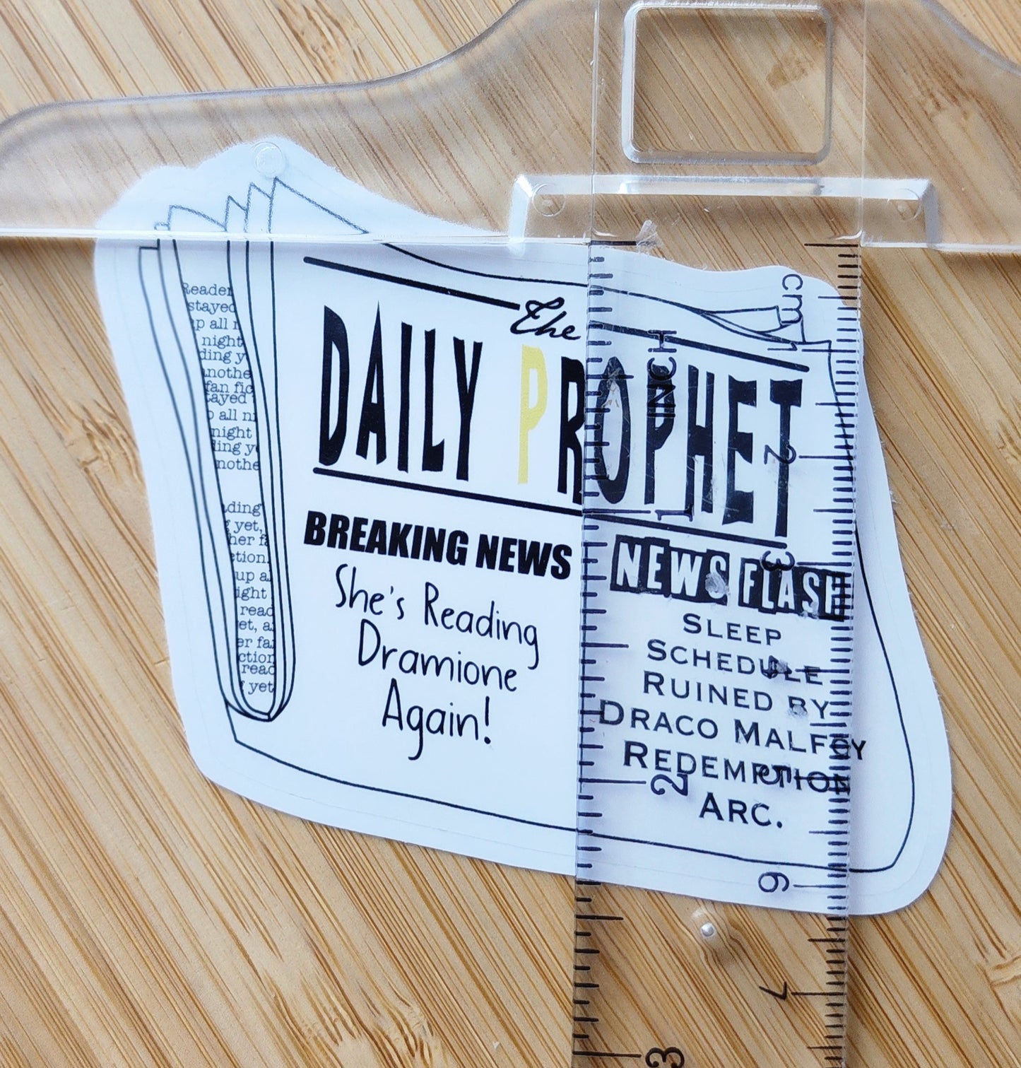 Dramione Newspaper Sticker