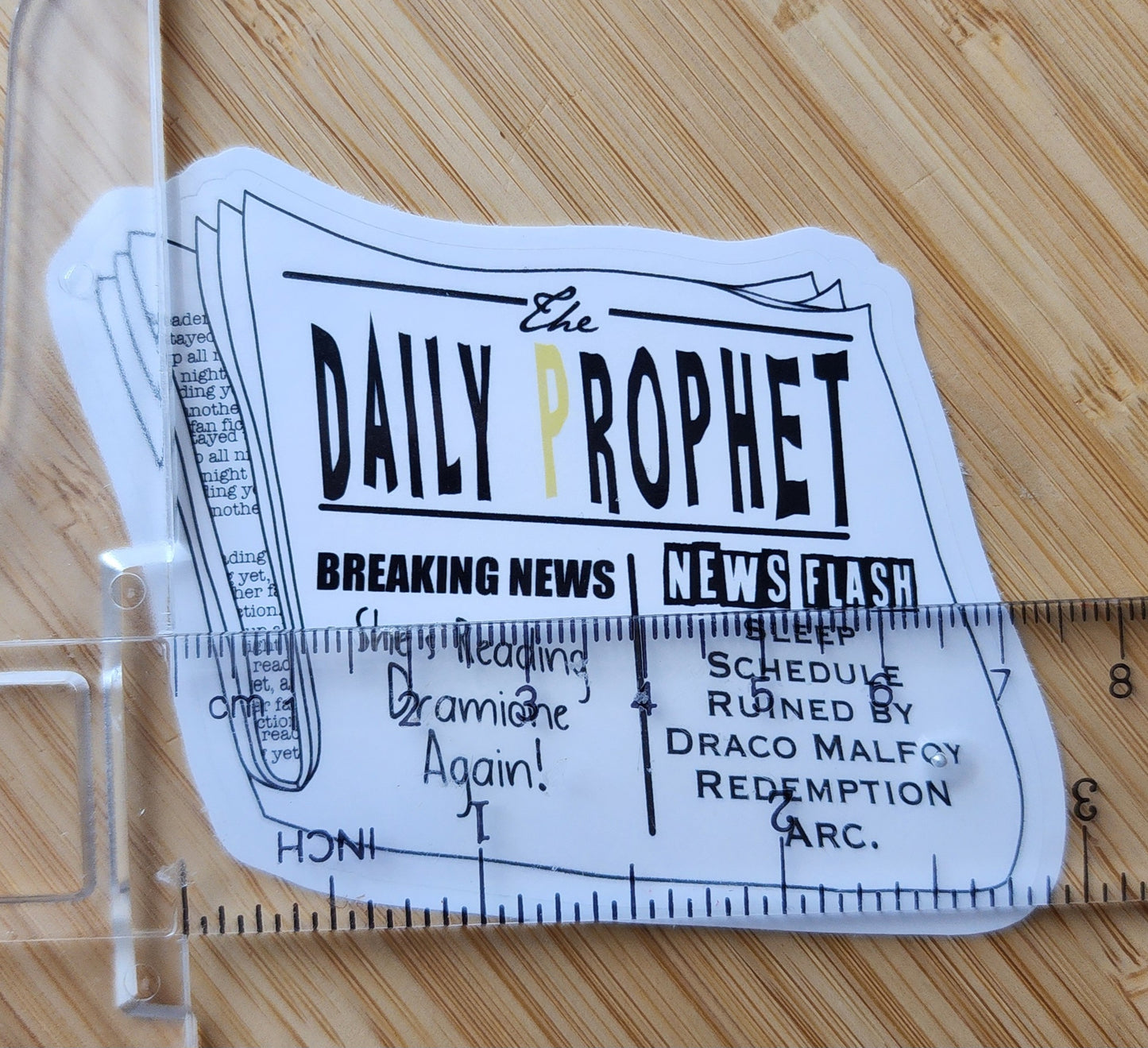 Dramione Newspaper Sticker