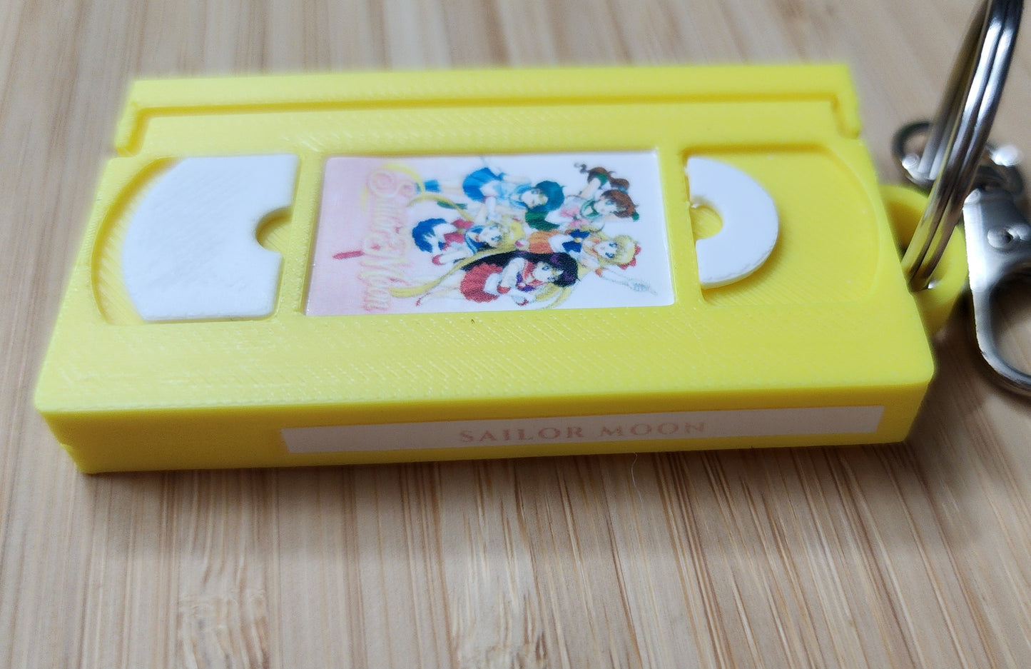 2" 3D Printed Celestial Girls Miniature VHS Keychain | 80s 90s Nostalgia For Birthday Gift Party Favor