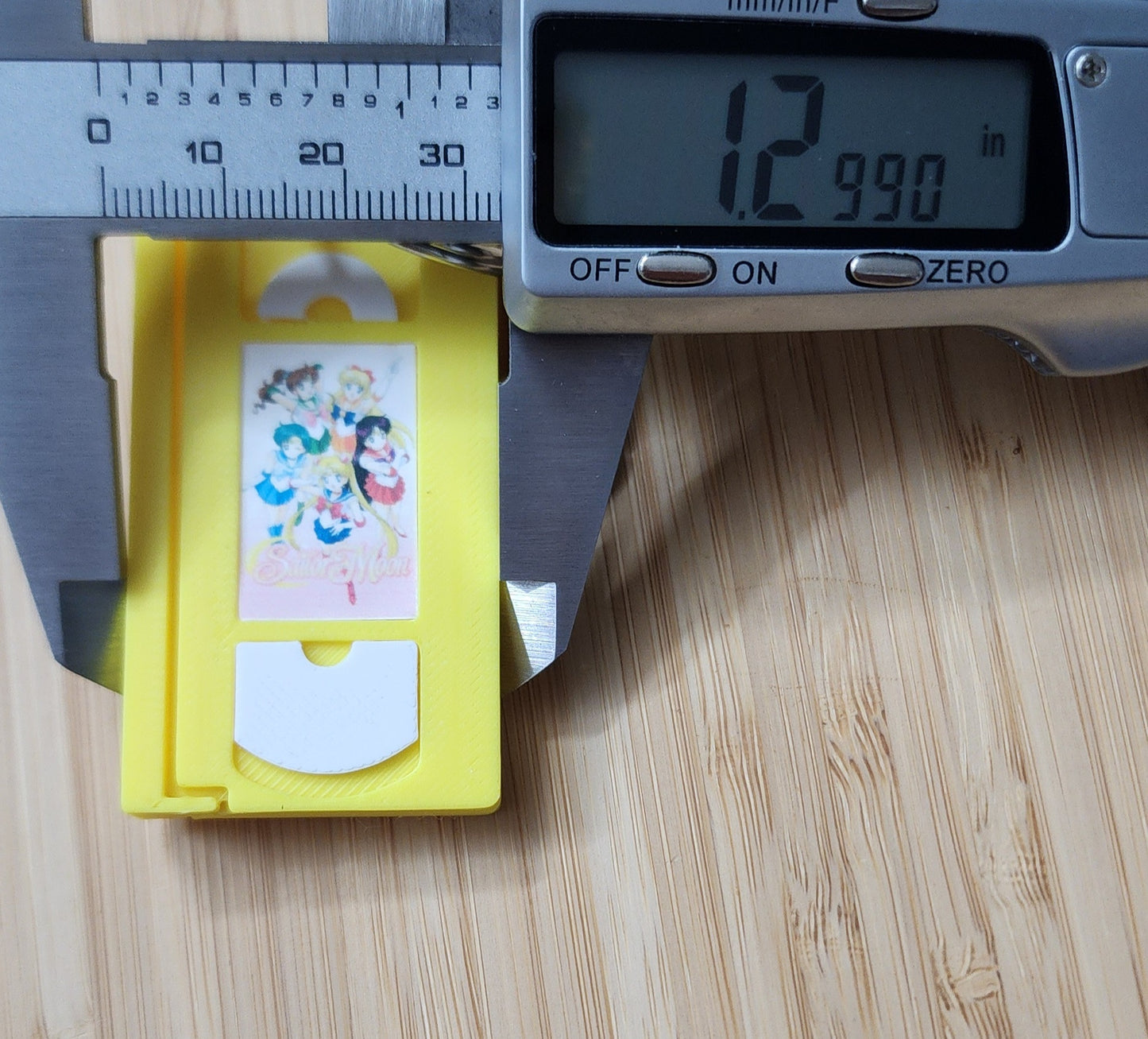 2" 3D Printed Celestial Girls Miniature VHS Keychain | 80s 90s Nostalgia For Birthday Gift Party Favor