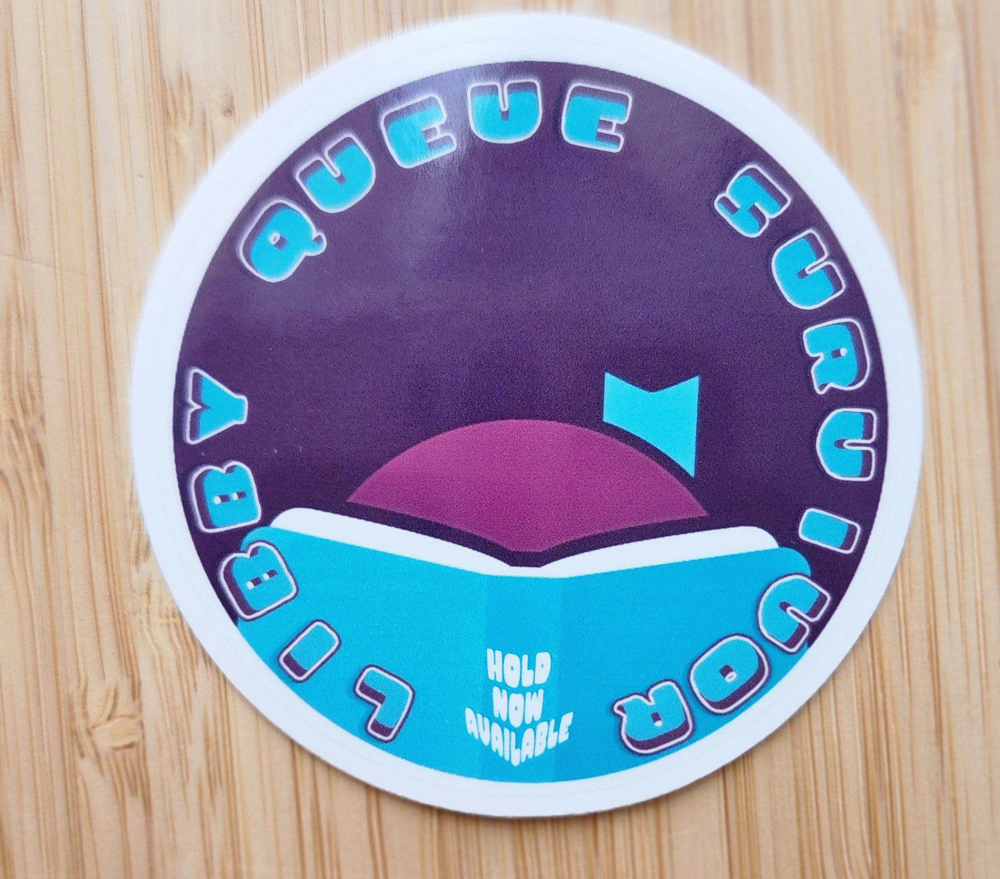 Libby Queue Survivor Sticker