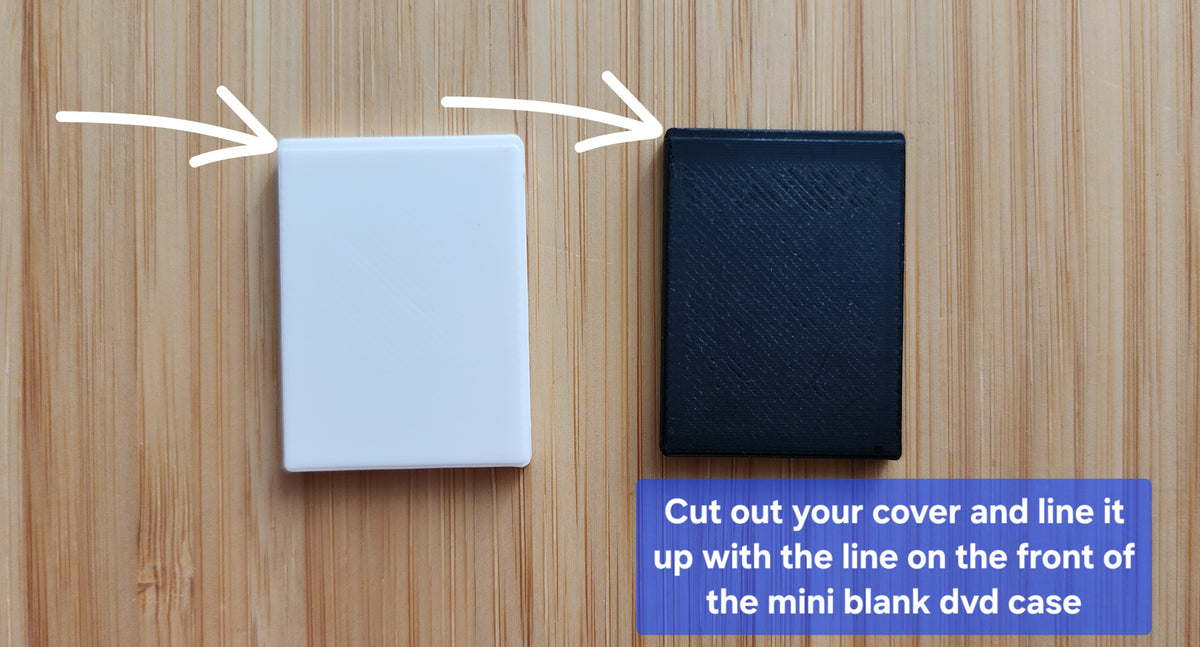 Mini 3D Printd Blank DVD Cases or DIY Crafts