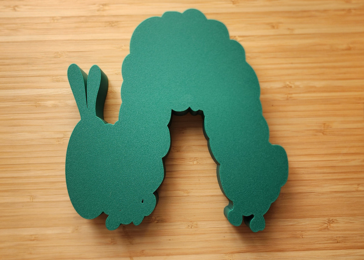 Green Caterpillar Sensory Tray | 3D Printed PLA | Educational Kinder Home Schooling Fine Motor Skill Montessori Toddler Counting Sorting