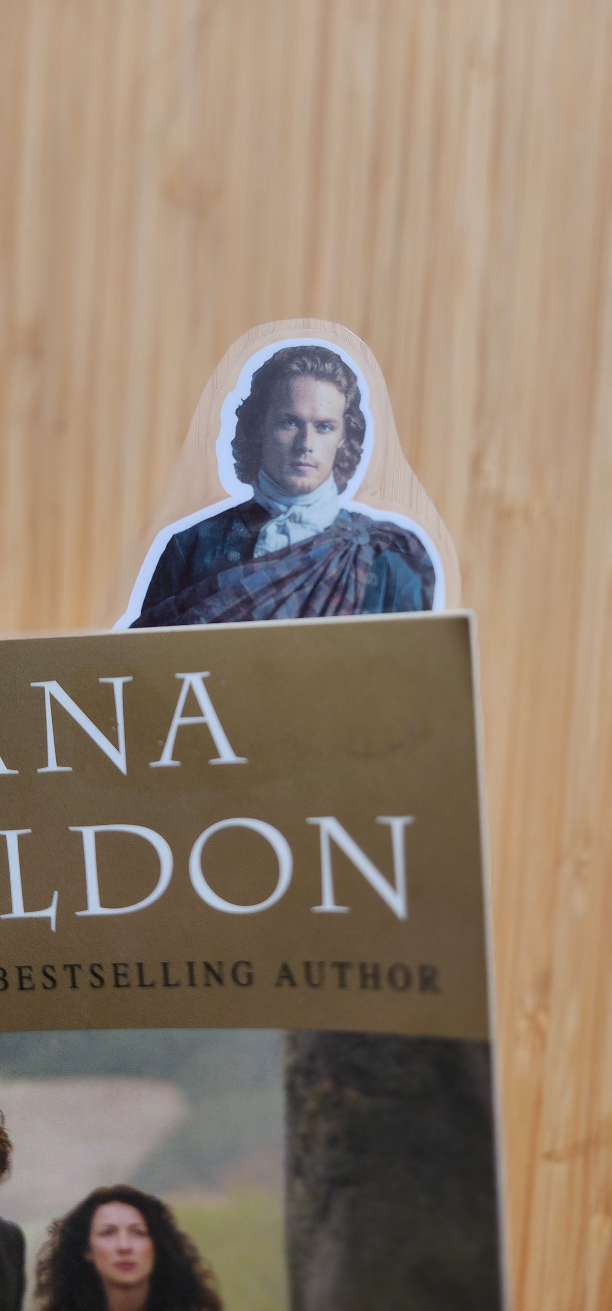 6.5" Inch Pocket Wedding Highlander or Lady Bookmark