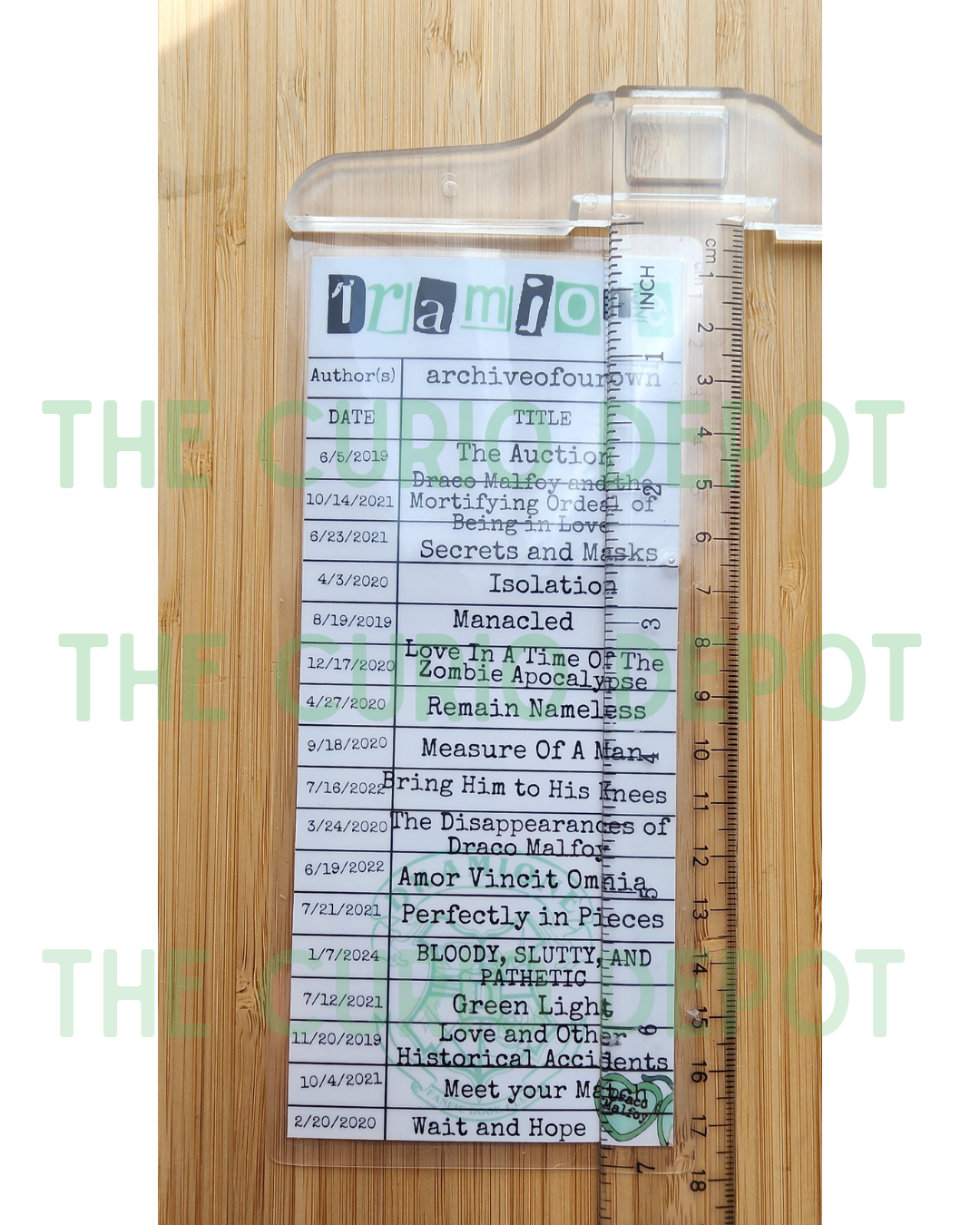 Dramione Library Card