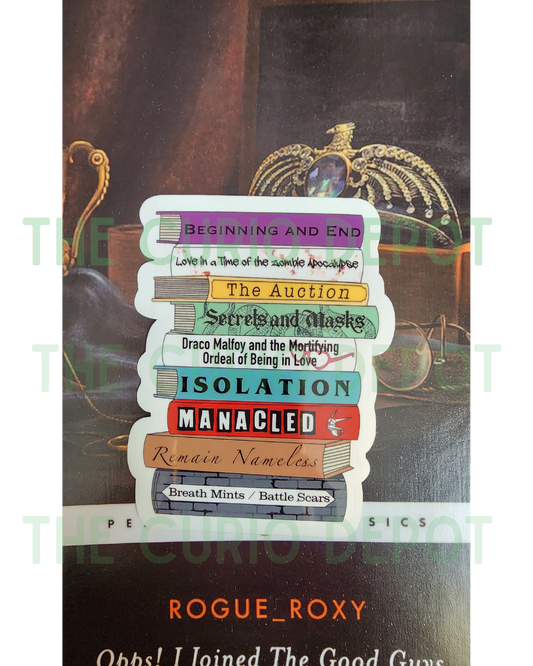 Dramione Book Stack Sticker