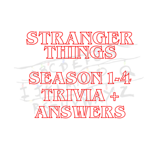 DIGITAL ST Trivia Question Sheets and Answers