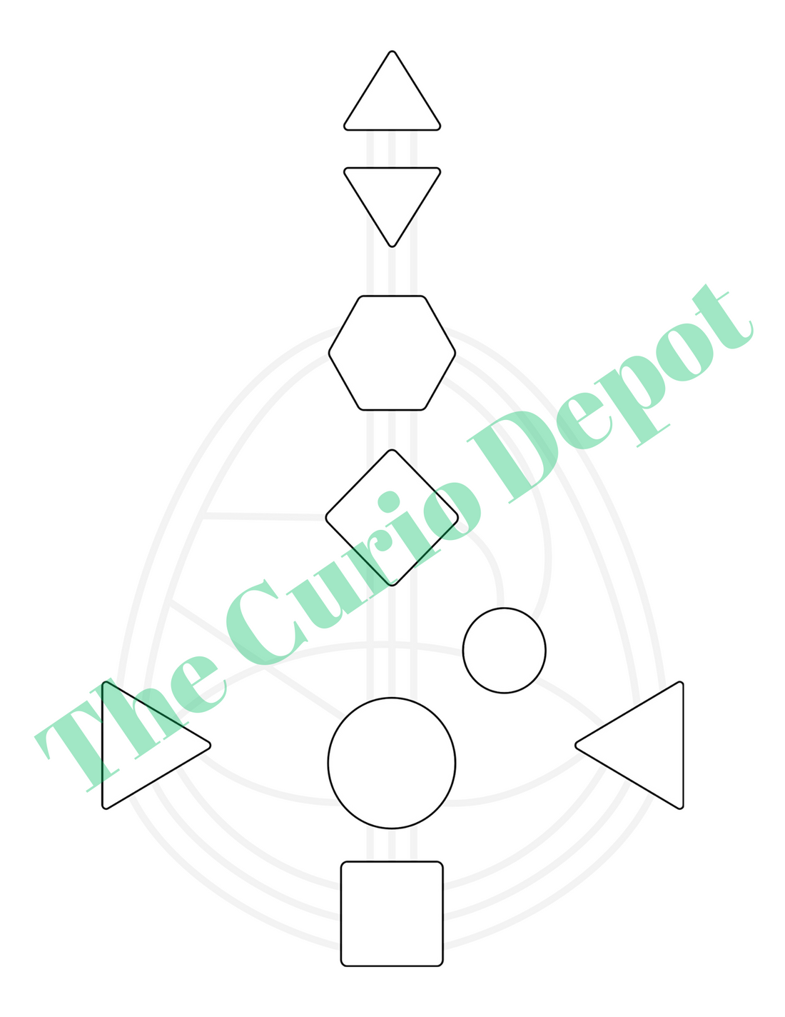 Printable Human Design Body Graph Blank Template – curiodepot